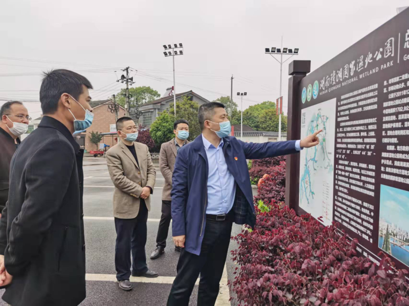 刘慧峰调研指导胭脂湖街道清廉乡村建设工作